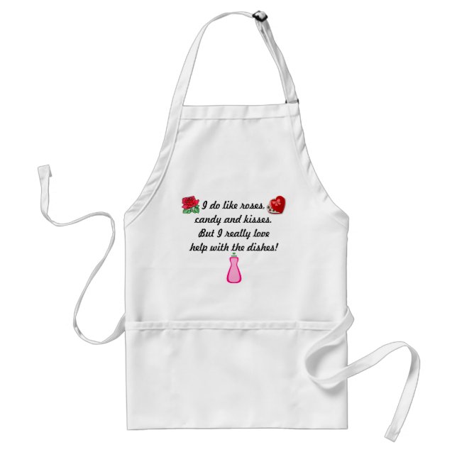 Valentine's Day Help With...Apron Standard Apron (Front)