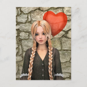 Valentines Day Holiday Postcard