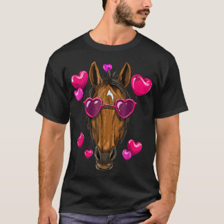 Valentines Day Horse  Funny Horse Lover Gift  T-Shirt