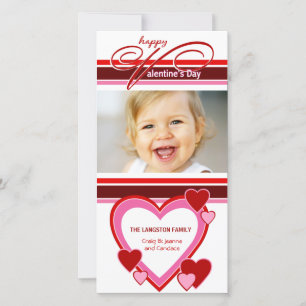 Valentine's Day - Hugs & Kisses Photo Cards
