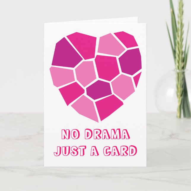 Valentine's Day Humour Card With Funny Quote (Front)