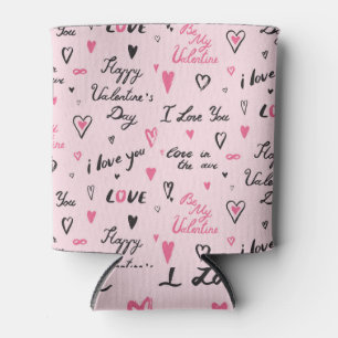 Valentine's Day: 'I Love You' Background. Can Cooler