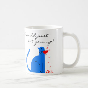 Valentine's Day "I love you" Cat Coffee Mug