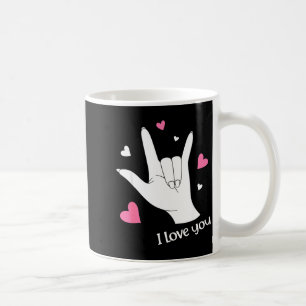 Valentines Day I Love You Hand Sign Language Asl H Coffee Mug