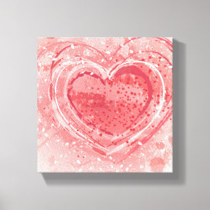 Valentine's Day Illustration Canvas Print