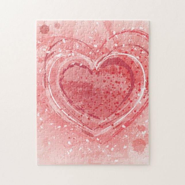Valentine's Day Illustration Jigsaw Puzzle (Vertical)