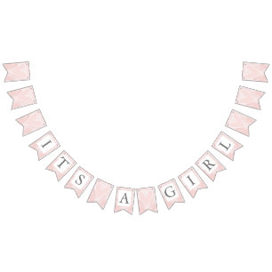 Valentines Day I'ts A Girl Bunting Flags