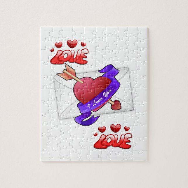 Valentine's Day Jigsaw Puzzle (Vertical)