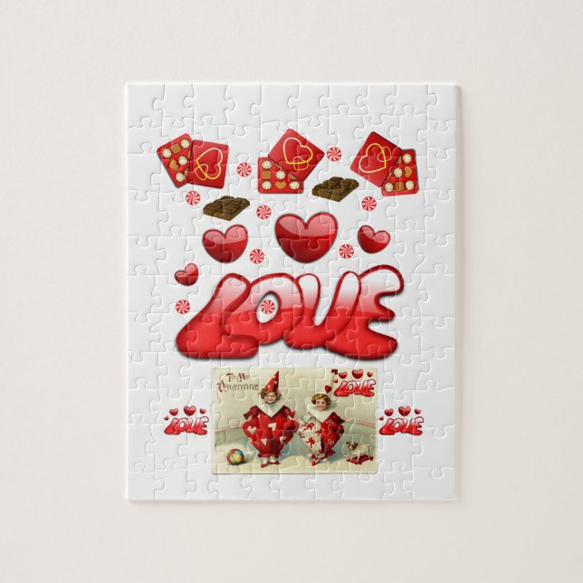 Valentine's Day Jigsaw Puzzle (Vertical)