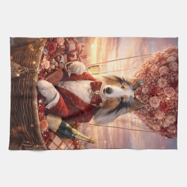 Valentines Day Kitchen Towel (Horizontal)