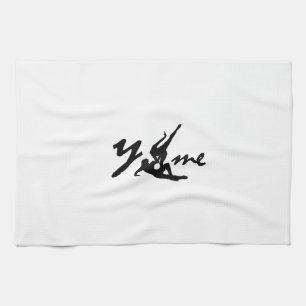 valentine's day kitchen towel
