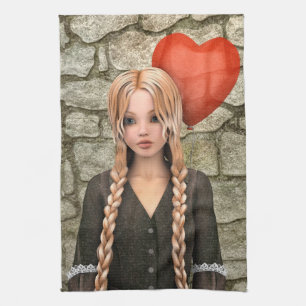 Valentines Day Kitchen Towel