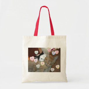 Valentine's Day Kittens Tote Bag