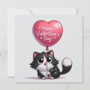 Valentine's Day Kittern Holiday Card