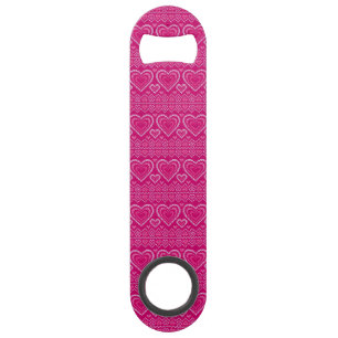 Valentine's Day Knitted Pattern 2 Bar Key