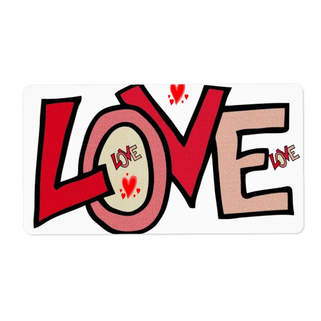 Valentine's Day Labels (Front)