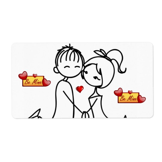 Valentine's Day Labels (Front)