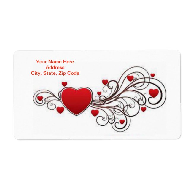 Valentine's Day Labels (Front)