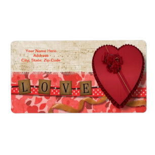 Valentine's Day Labels