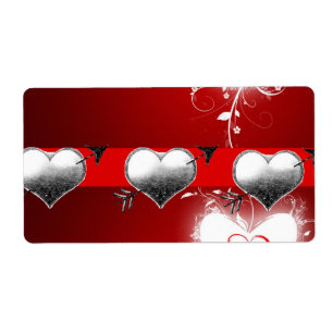 Valentine's Day Labels Heart