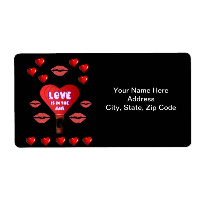 Valentine's Day Labels Vintage (Front)