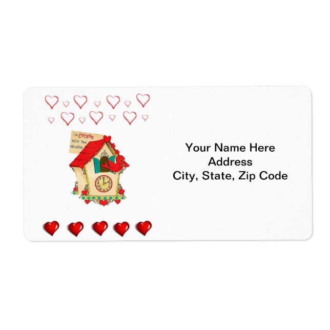 Valentine's Day Labels Vintage (Front)