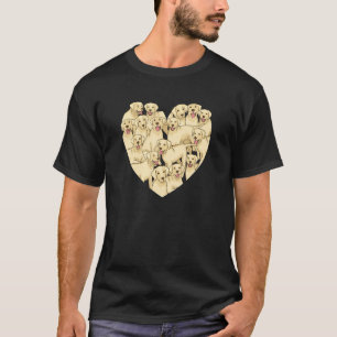 Valentine's Day Labrador Heart Funny Dog Lover Pet T-Shirt