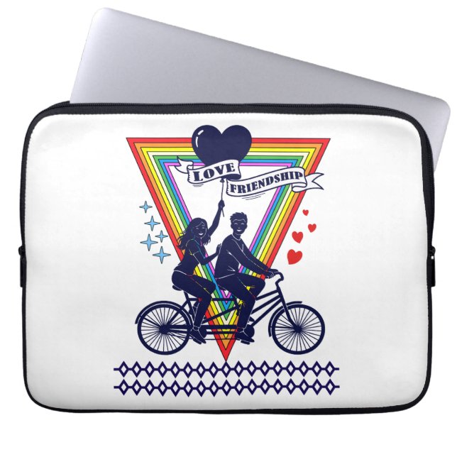 Valentine's day laptop sleeve (Front)