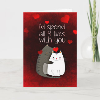 Valentine's Day Love Cats Card