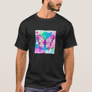 Valentine's Day Love Heart Butterfly Girlfriend Fi T-Shirt
