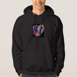 Valentine's Day Love Heart Galaxy Girlfriend Fianc Hoodie