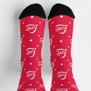 Valentines Day Love Heart Pattern Socks