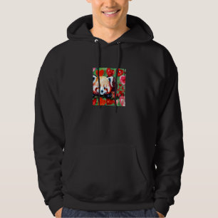 Valentine's Day Love Heart Red Panda Girlfriend Fi Hoodie