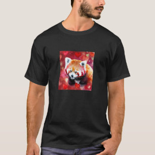Valentine's Day Love Heart Red Panda Girlfriend Fi T-Shirt