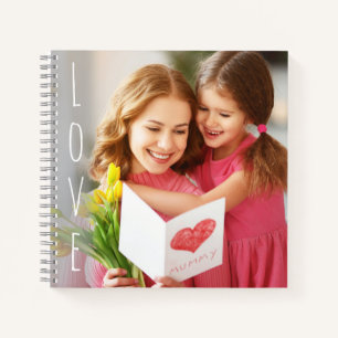 Valentine's Day Love Photo For Mom Notebook