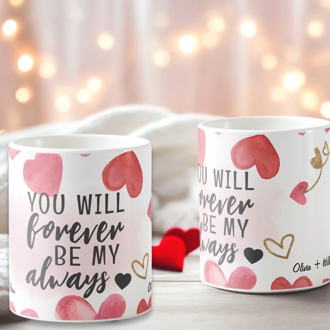 Valentines day Love Pink and red candy hearts Coffee Mug (Creator Uploaded)