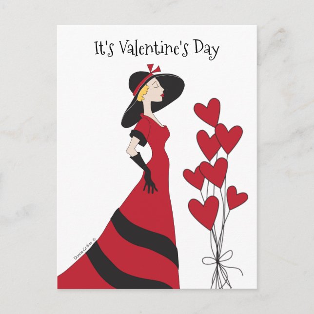 Valentine's Day Love Postcard (Front)