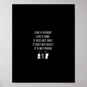 Valentines Day Love Quotes Love Is Patient Heartfe Poster