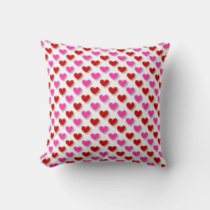Valentine's Day Love Symbol Pattern-10224 Throw Pillow