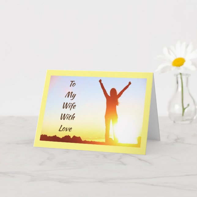 **VALENTINE'S DAY** LOVE TO THE LOVE OF MY LIFE CARD (Small Plant)