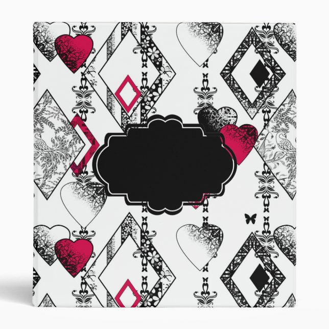 Valentine's day, love, wedding binder (Front)