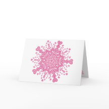 Valentine's Day Mandala Card