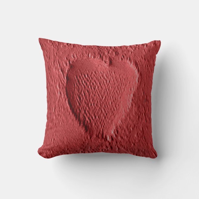 Valentine's Day - Mars Throw Pillow (Front)