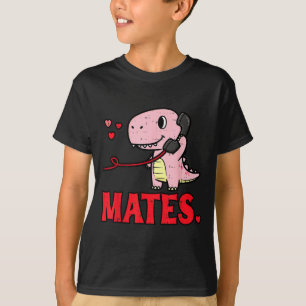 Valentines Day Matching Soulmates Mates Dino Coupl T-Shirt