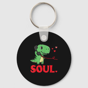 Valentines Day Matching Soulmates Soul Dino Trex C Keychain