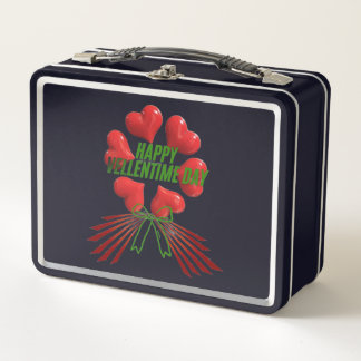 Valentine's Day Metal Lunch Box