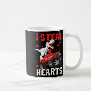 Valentines Day Monster Truck Trex Boy Toddler I St Coffee Mug