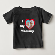 Valentines Day Mothers Photo Text I Love My Mommy