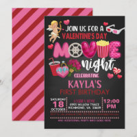 Valentine's Day Movie Night Invitation