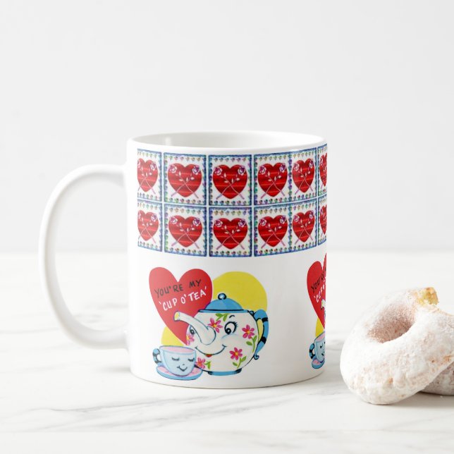 Valentine's Day Mug Mugs (With Donut)
